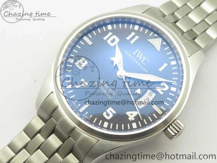 MIROTIME 1231 Mark XVII IW327014 Le Petit Prince MKS 1:1 Best Edition Blue Dial on SS Bracelet MIYOTA 9015 V FastDry 7191